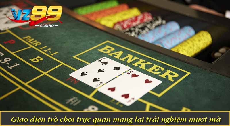 Baccarat VZ99 – Game Bài Đỉnh Cao Với Tỷ Lệ Thưởng Hấp Dẫn 3 Giao diện trò chơi trực quan mang lại trải nghiệm mượt mà